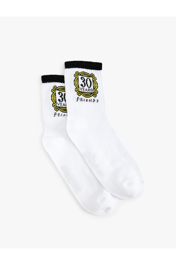 Friends Socket Socks Licensed Embroidered - 1