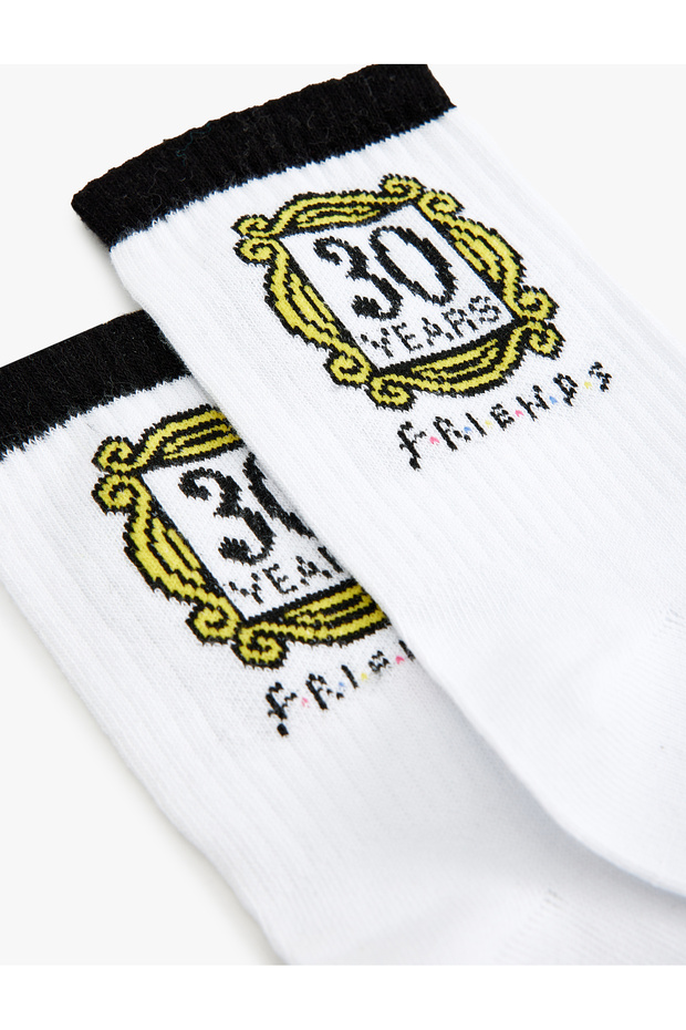 Friends Socket Socks Licensed Embroidered - 3