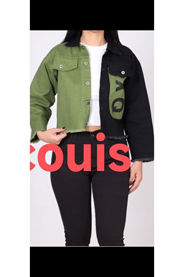 سترة سوداء خضراء - 3