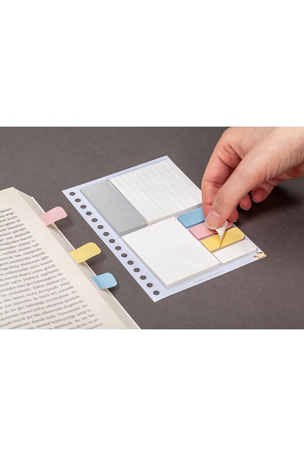 Beyaz Yapışkan Not Seti • Post-it • Sticky Note (GGK-KYN005) - 3