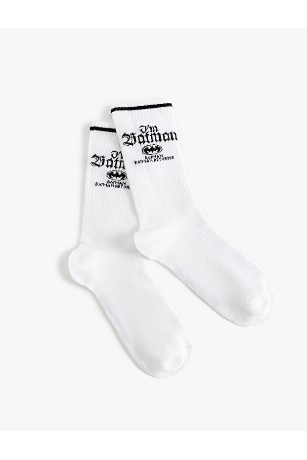 Batman Socket Socks Licensed Cotton Blend