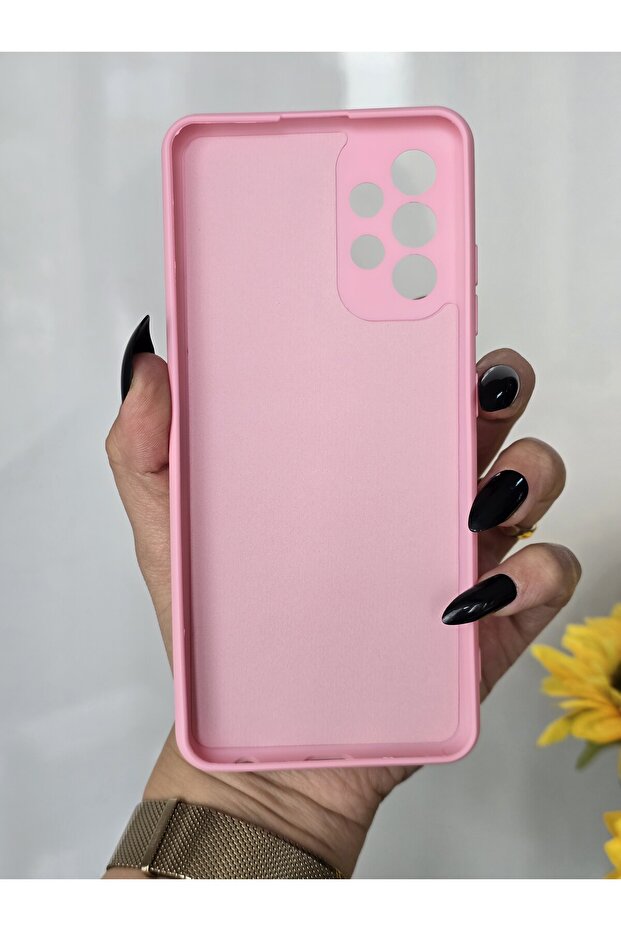 حافظة متوافقة مع هاتف سامسونج جالاكسي A32 مخملية داخلية بطباعة الفهد - 3