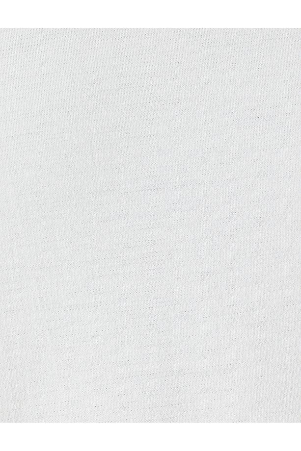 Pamuklu Kısa Kollu Regular Fit Bisiklet Yaka Basic Tişört - 6