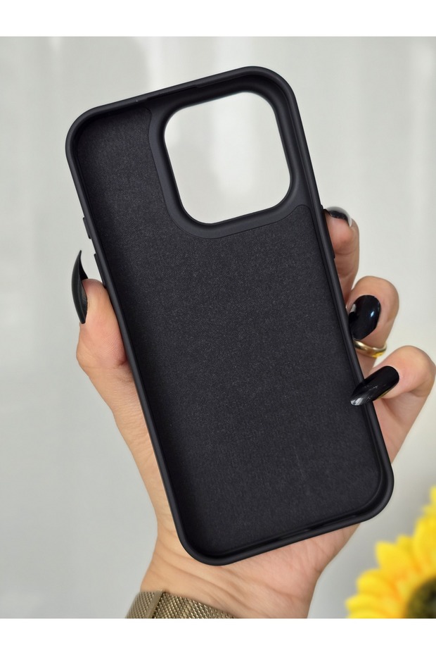 حافظة هاتف سوداء متوافقة مع هاتف Iphone 16 PRO - 4