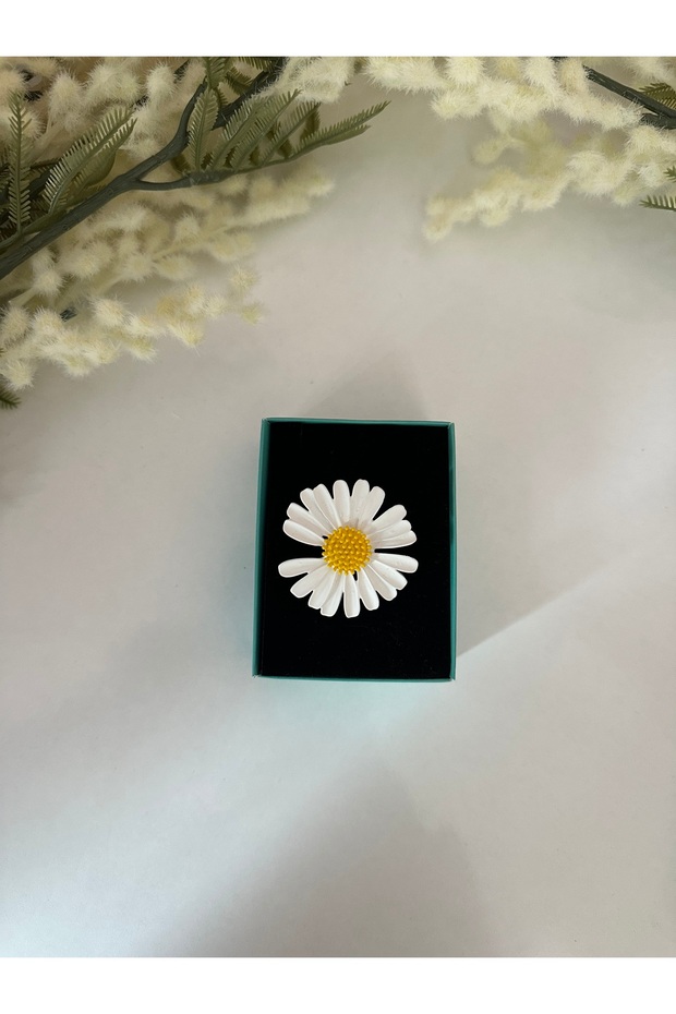 Papatya Model Broş - 1