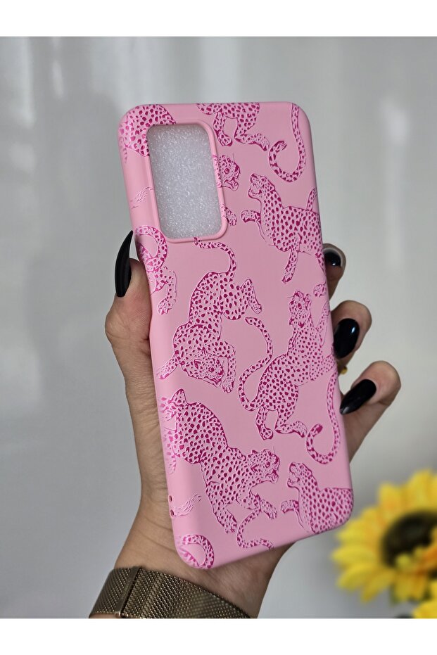Oppo A16 / A55 Compatible Velvet Inside Launch Leopard Printed Case - 5