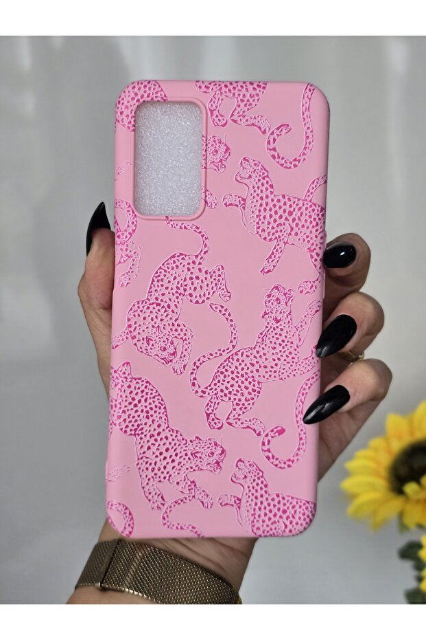 Oppo A16 / A55 Compatible Velvet Inside Launch Leopard Printed Case - 1