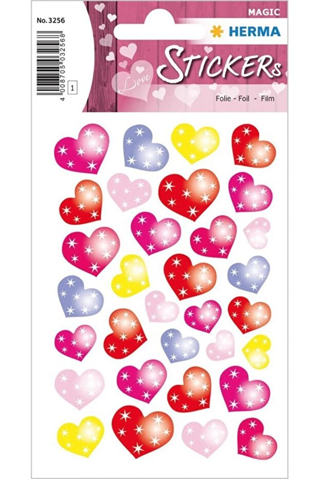 Magic Dotted Labeled Hearts - 1