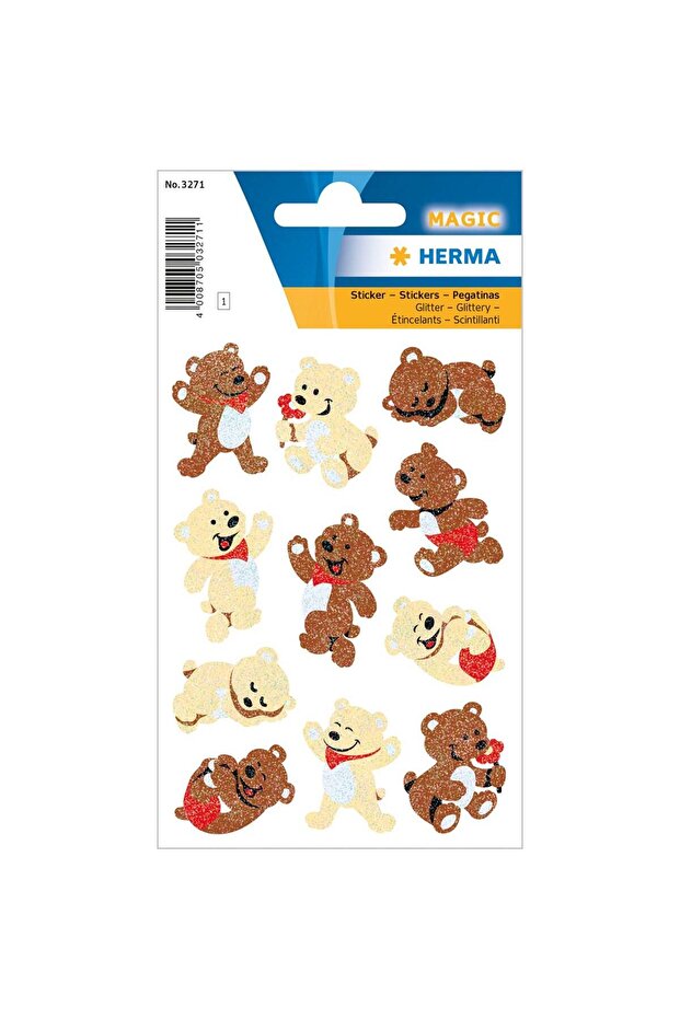 دببة سحرية لامعة لامعة - ملصق - 1