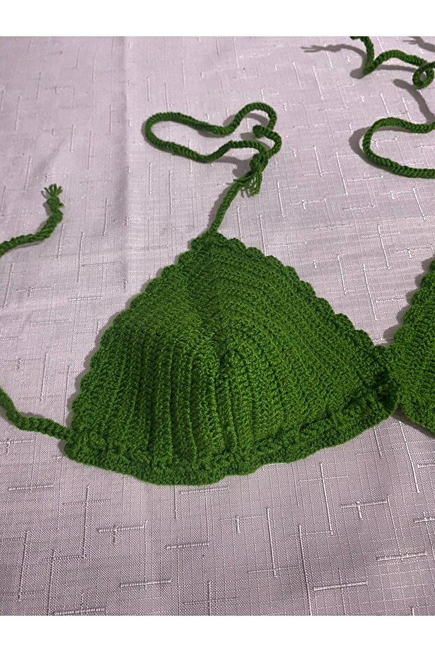 BİKİNİ ÜSTÜ BÜSTİYER EL ÖRMESİ - 3