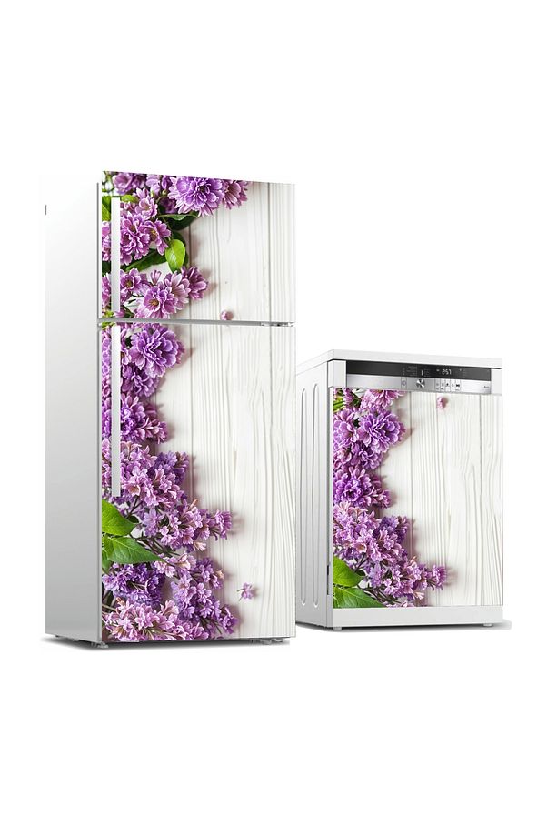 Buzdolabı Ve Bulaşık Makinası Kapağı Kaplama Sticker - Kapak Folyo Desen Kaplama - 1