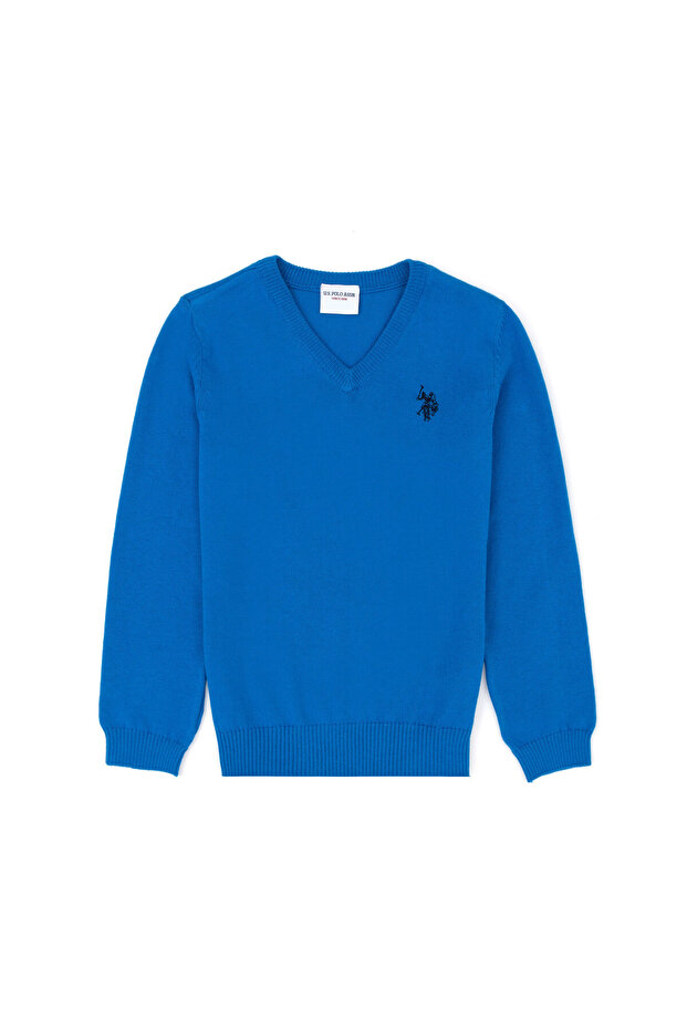 Boy's Cobalt Blue Basic Sweater 50275849 -Vr077