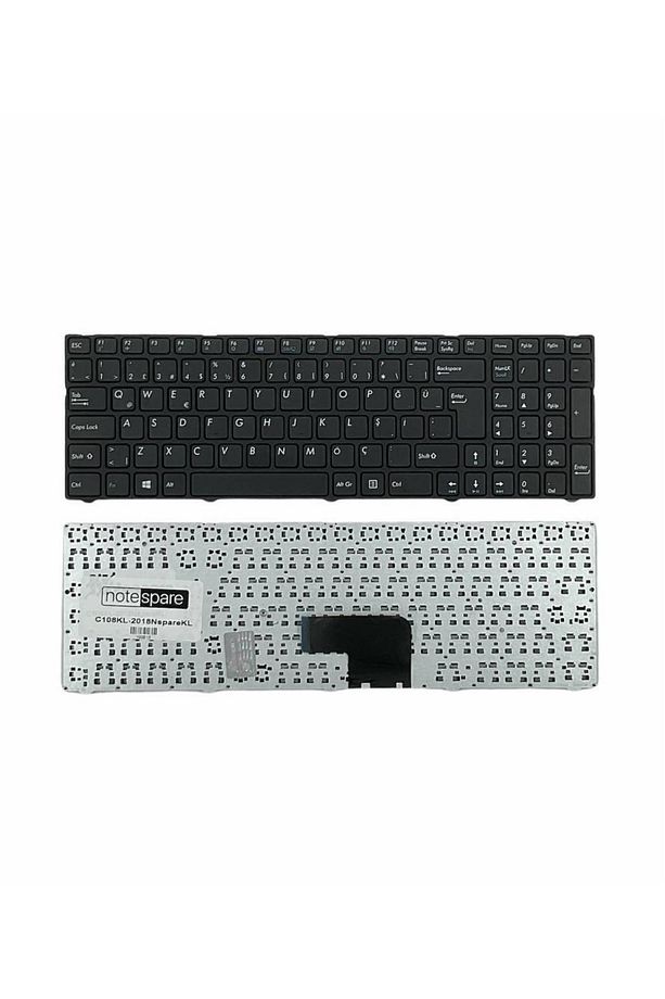 Casper ile Uyumlu Nirvana NB 17.3 CRY.4100-4L45A-S, CRY.4200-8N45A-S Notebook Klavye Siyah TR - 1