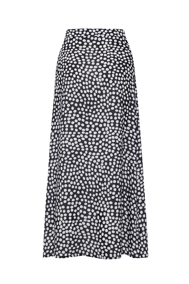 BASKILI MİDİ ETEK - 2