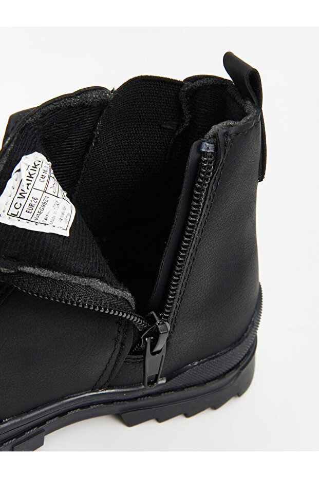 LCW STEPS Siyah Fermuarlı Erkek Bebek Bot - 6