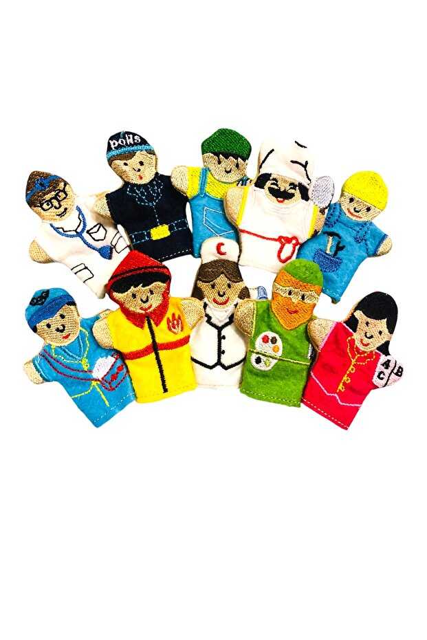 Finger Puppet Professions Figured Kindergarten Supplies