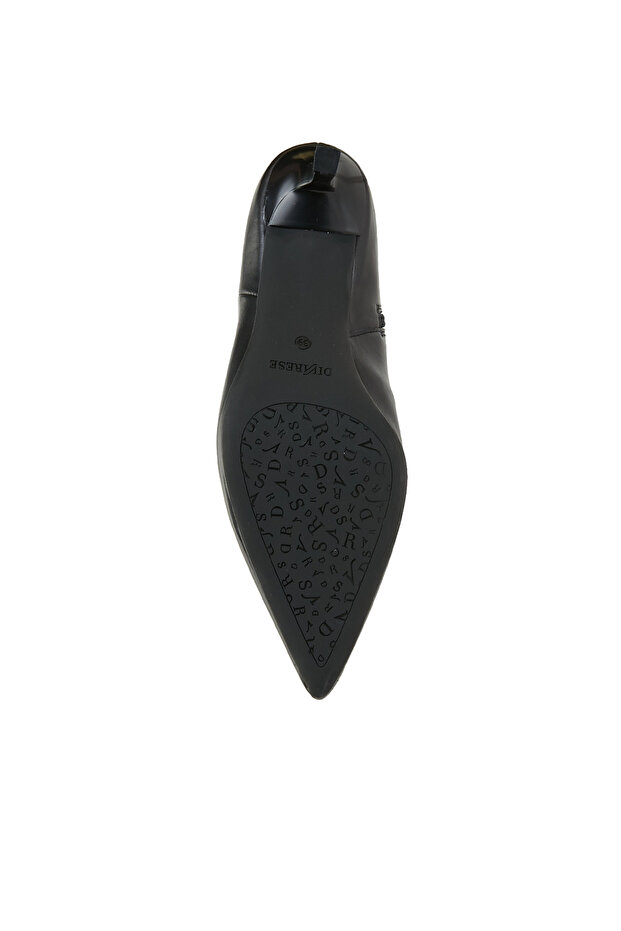 Siyah Kadın Deri Bot - 5