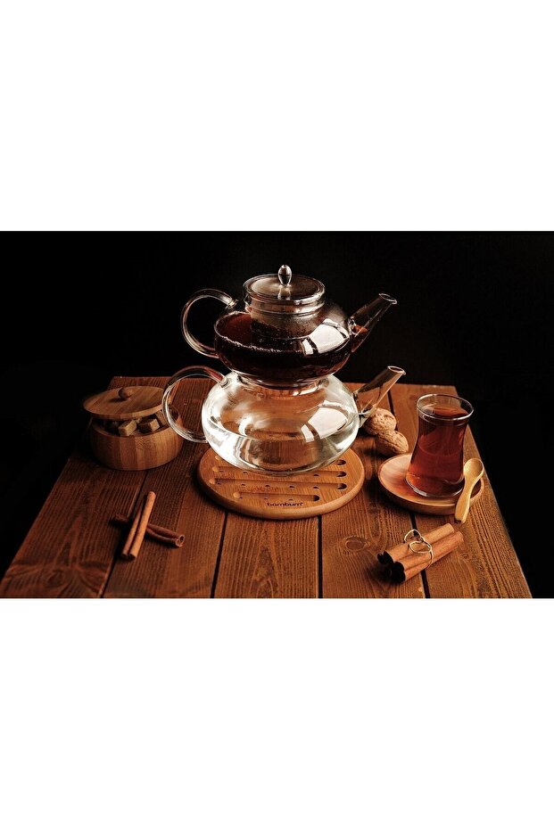 Pinoli Yuvarlak Bambu Nihale - Ø18 Cm - 4