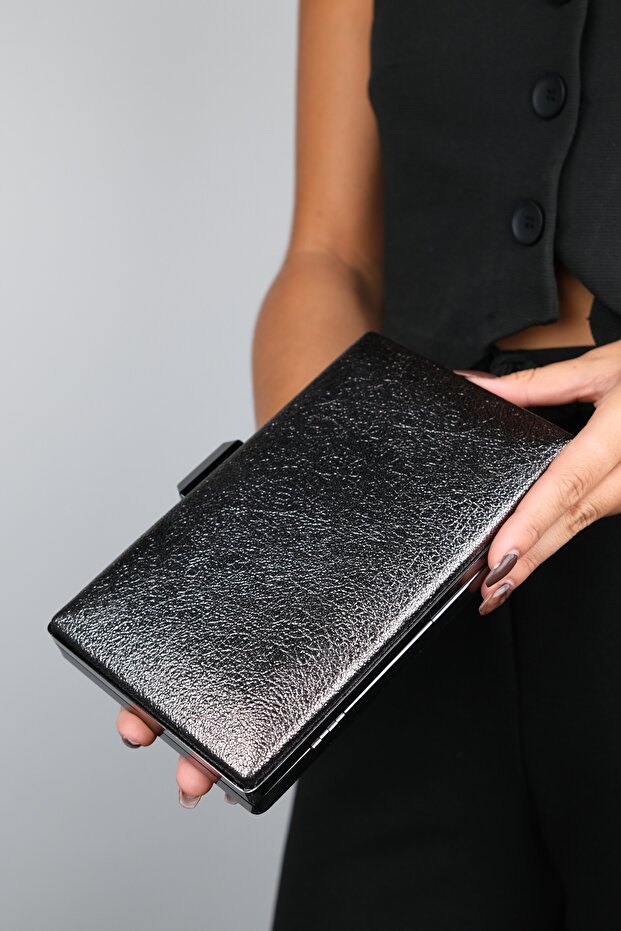 ABLE platina nyomtatású női estélyi táska - 2