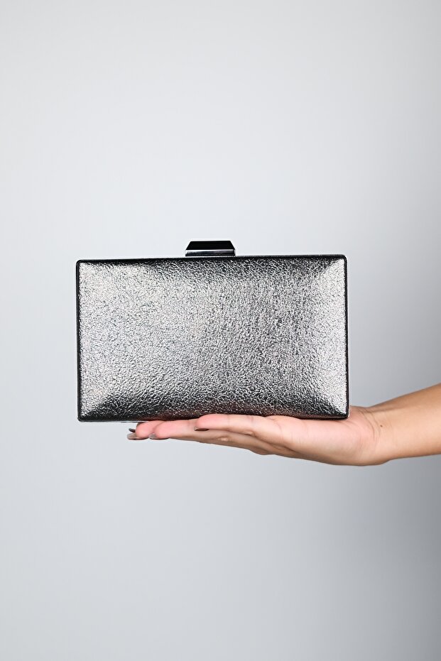 ABLE platina nyomtatású női estélyi táska - 3