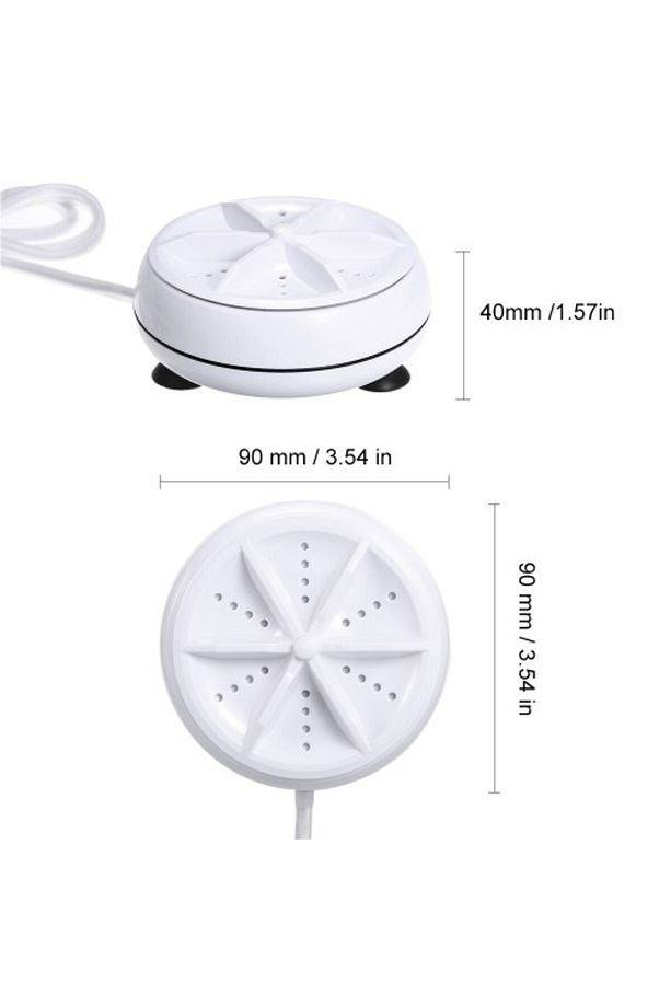 4 Seviyeli Ayarlanabilir Mini Portatif Çamaşır Yıkama Makinesi - 2