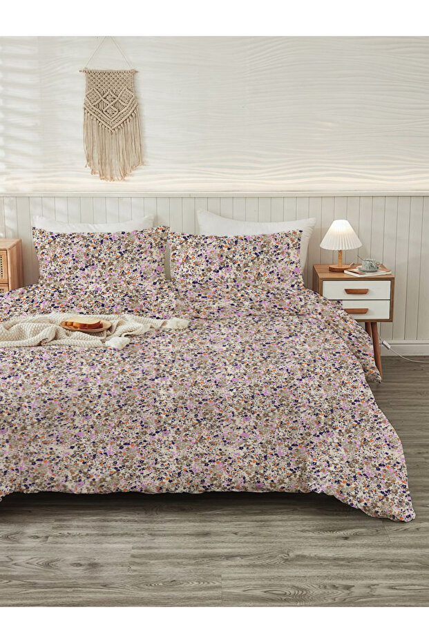 طقم غطاء لحاف مزدوج منقوش حديث مقاس 200 × 220 سم مكون من قطعتين مقاس 50 × 70 سم