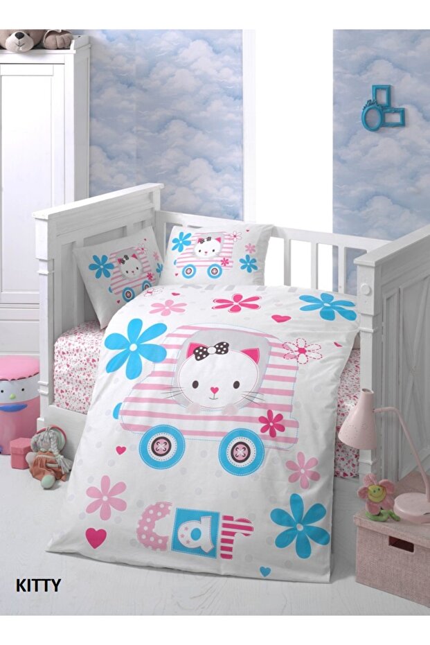 Baby Sleeping Set 100% Cotton (WITH QUILT AND 2 PILLOWS)