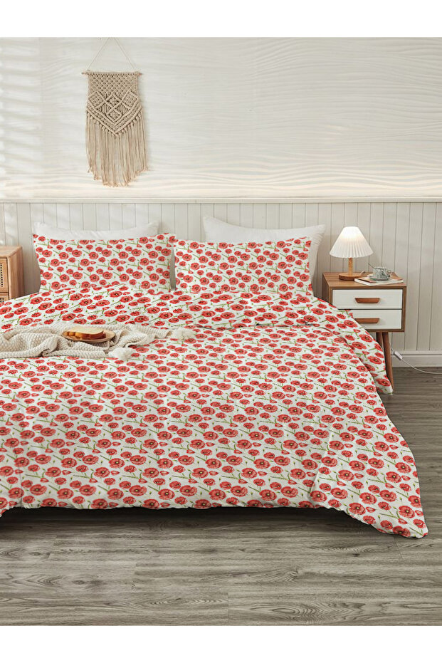 طقم غطاء لحاف مزدوج منقوش حديث مقاس 200 × 220 سم مكون من قطعتين مقاس 50 × 70 سم
