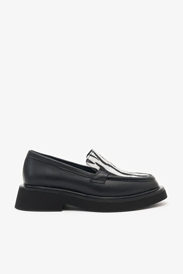 Josie Zebra Genuine Leather Women's Loafer