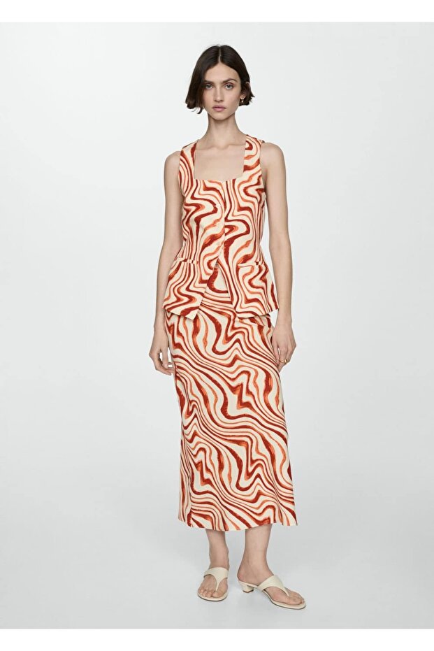 Desenli Uzun Etek - 2