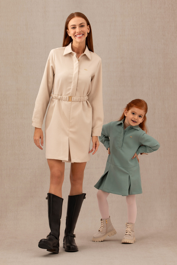 Girl's Mint Woven Dress 50272711 -Vr090