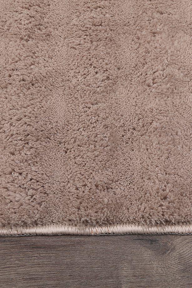 Bubble Kahve Kesme Peluş Yolluk Makinede Yıkanabilir Kaymaz Tabanlı Pofuduk Halı - 2