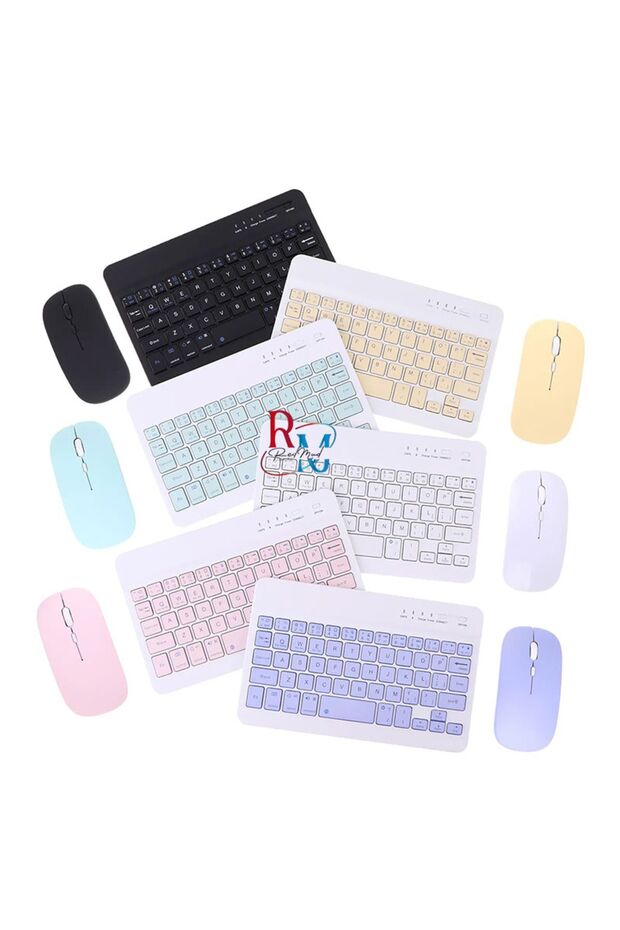 Samsung Galaxy Tab S10 Plus 12.4 inç Uyumlu Standlı Kılıf Dokunmatik Kalem ve Klavye Mouse 3 lü Set - 5