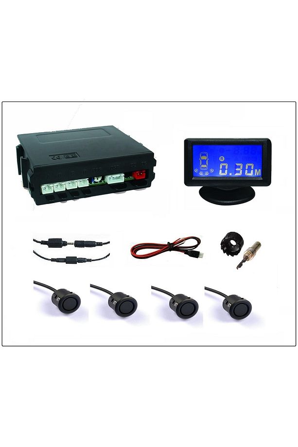 LCD EKRANLI PARK SENSÖR  19MM MAT SİYAH SENSÖR UYUMLU - 2