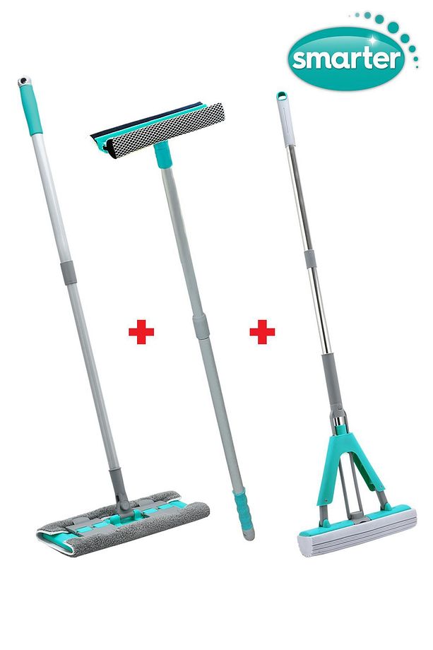 Magıc Temizlik Seti Mop Paspas Temizlik Seti Mandallı Yer Yüzey Temizlik Havlusu Bezi Uyumlu - 1
