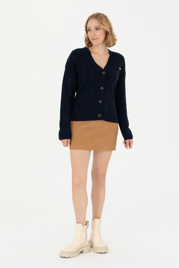 Women's Camel Woven Skirt 50272114 -Vr015