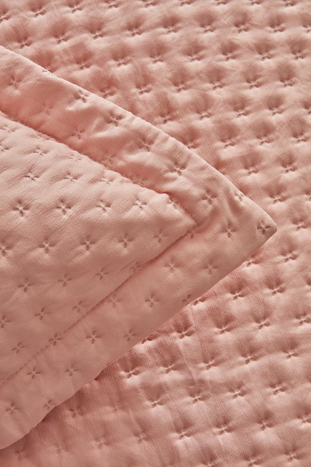 Breeze Soft Çift Kişilik Yatak Örtüsü Somon - 6