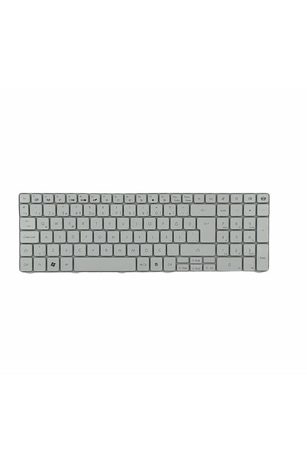 Acer ile Uyumlu 5750G-2434G50Mnrr, 5750G-2434G64Mnkk, 5750G-2434G75Mnkk Notebook Klavye Beyaz TR - 1
