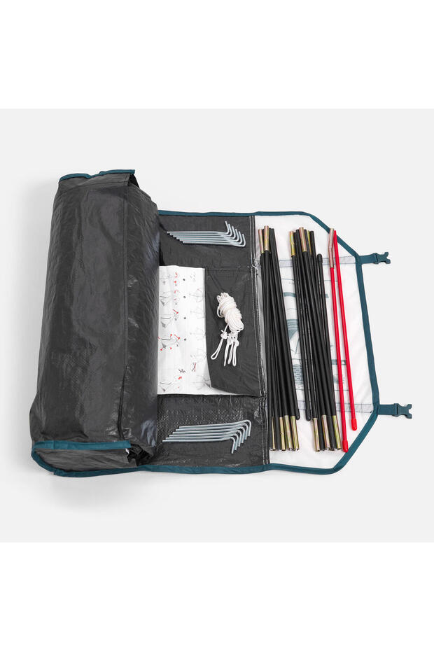 Quechua 3 Kişilik Kamp Çadırı - MH100 Fresh & Black - 4