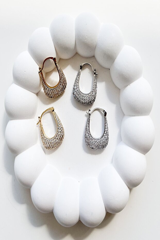 أقراط نموذج بيضاوي - 4