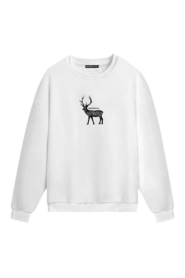 للجنسين Deer II - سويت شيرت عادي