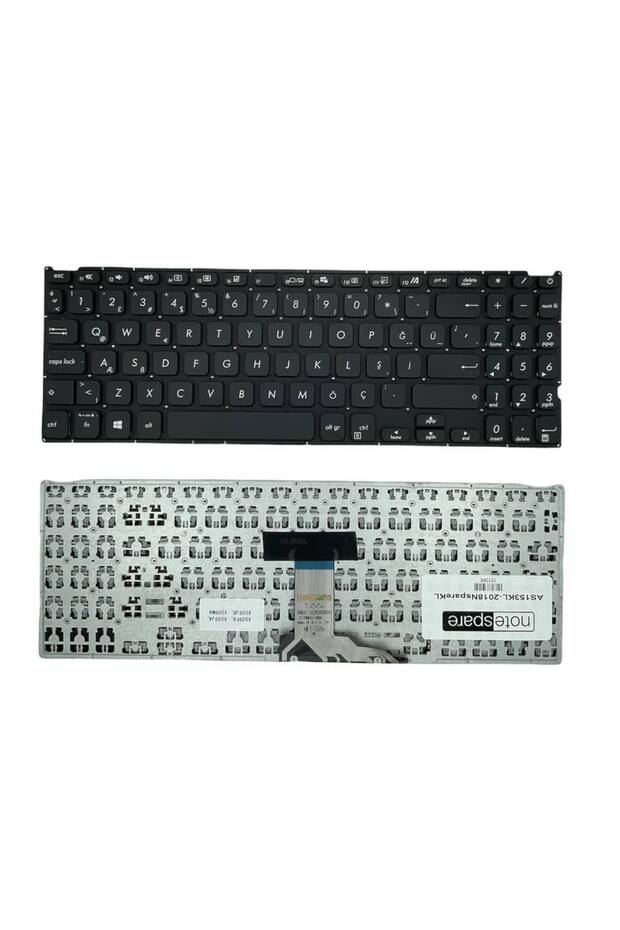 Asus ile Uyumlu X509FB-BR127T, X509FB-EJ152, X509FB-EJ152R Notebook Klavye Siyah TR - 1