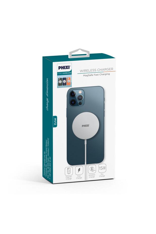 Force Mv12 Magsafe 15w Hızlı Wireless Şarj Kablosu - 2