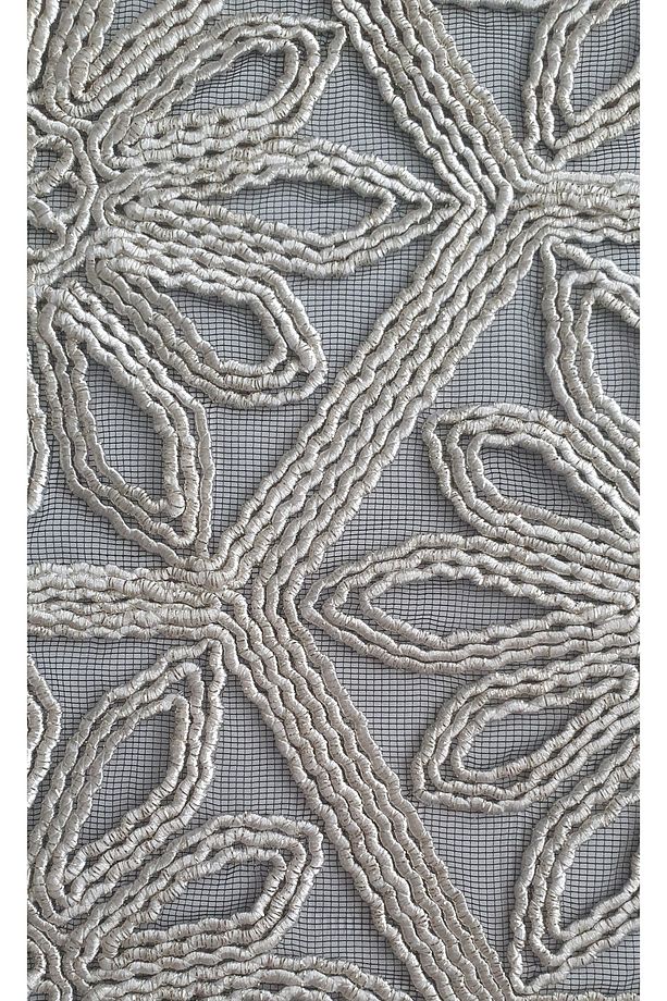 Anglez Kordon Simli Altıköşe Runner(38×130cm) - 6