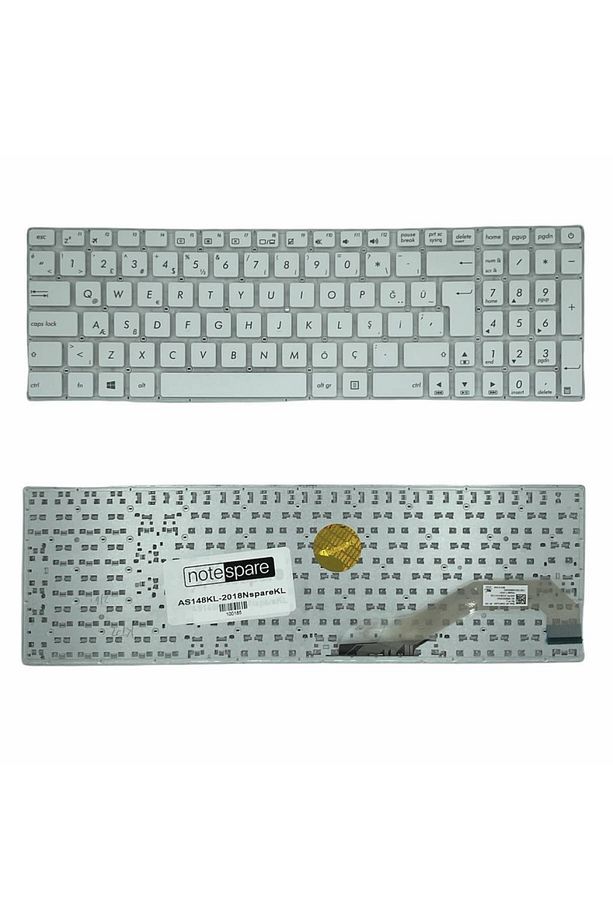 Asus ile Uyumlu MP-13K9, MP-13K93US-G50, MP-13K96CU-9209 Notebook Klavye Beyaz TR - 1