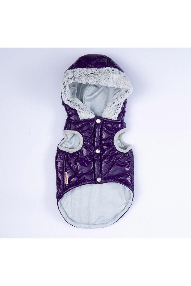 Mor Light Wave Anorak Yelek Köpek Yeleği Köpek Kıyafeti Köpek Yağmurluk - 5
