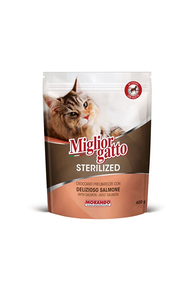 Cat Sterilized Croquettes Salmon 400g