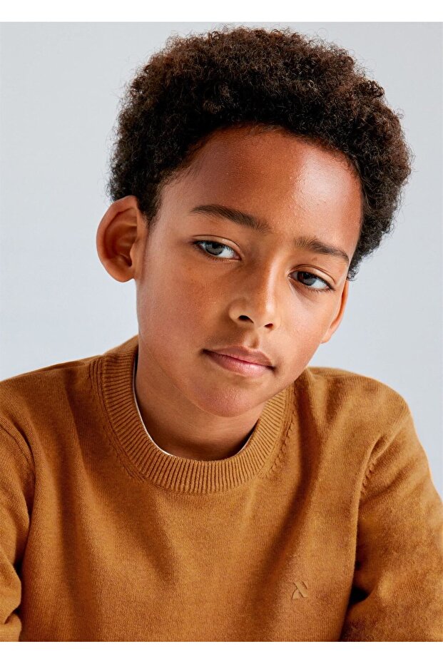 سترة أساسية بلون البلاط للأولاد - 354 - 2