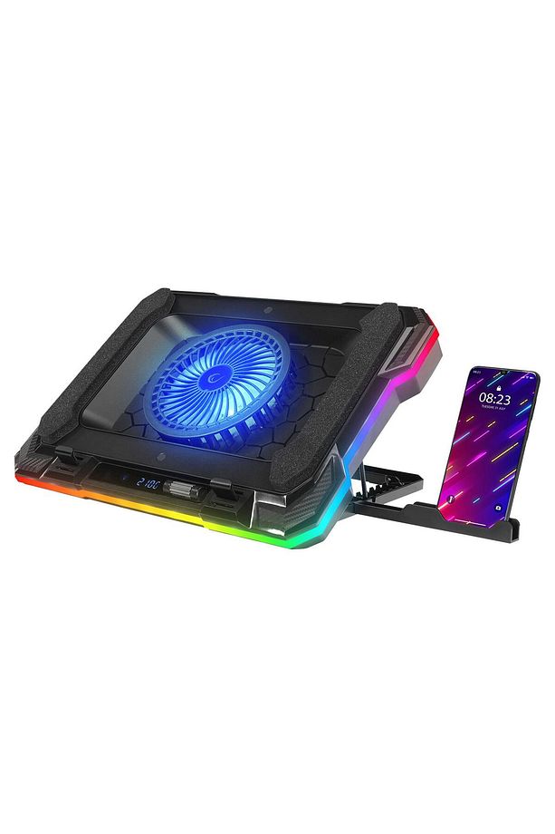 Cyclone S49 RGB Fanlı 14"-19'' LED Ekranlı Notebook Soğutucu - 3