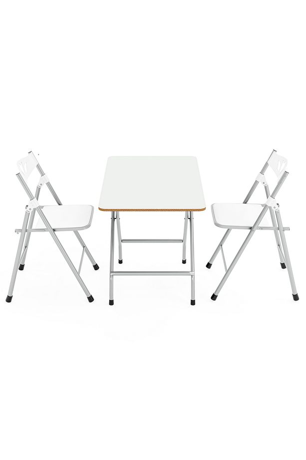 Katlanır Mutfak Masa ve 2 Adet Sandalye Takımı 50x80 - 3